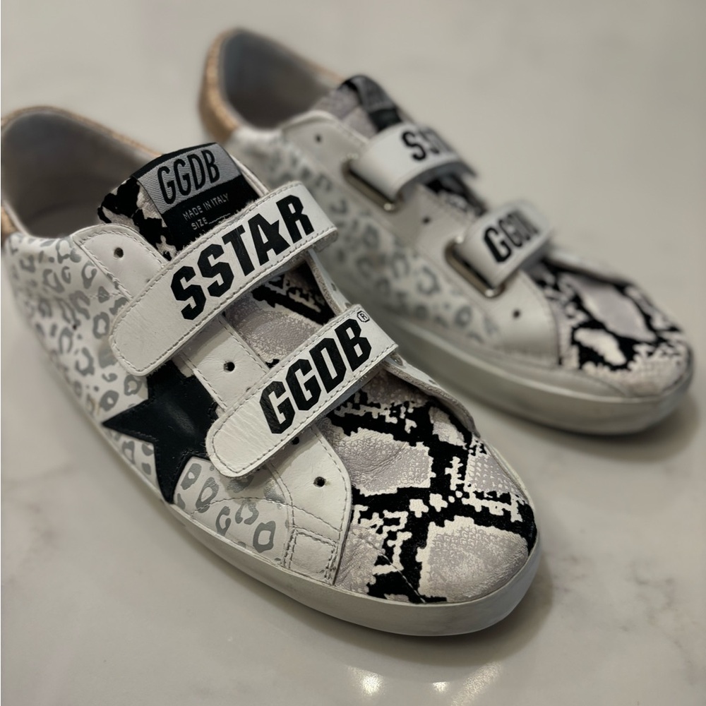 🐍Brand new Golden Goose old school snake skin and cheetah print!